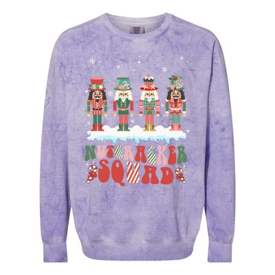 Nutcracker Squad Ballet Dance Matching Family Christmas Gift Colorblast Crewneck Sweatshirt