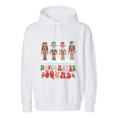 Nutcracker Squad Ballet Dance Matching Family Christmas Gift Garment-Dyed Fleece Hoodie