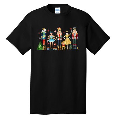 Nutcracker Squad Ballet Dance Christmas Matching Family Xmas Tall T-Shirt