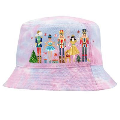 Nutcracker Squad Ballet Dance Christmas Matching Family Xmas Tie-Dyed Bucket Hat