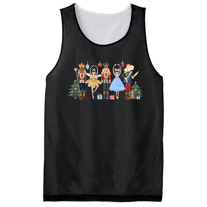 nutcracker squad ballet dance matching family christmas Mesh Reversible Basketball Jersey Tank