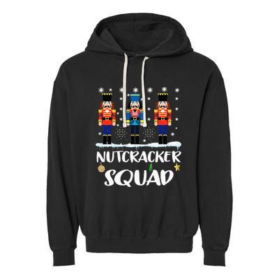 Nutcracker Squad Ballet Dance Matching Family Christmas Garment-Dyed Fleece Hoodie