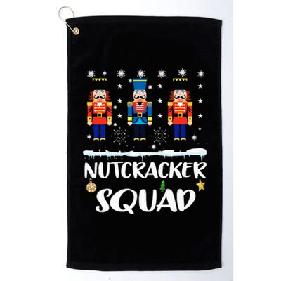 Nutcracker Squad Ballet Dance Matching Family Christmas Platinum Collection Golf Towel