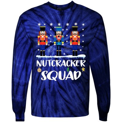 Nutcracker Squad Ballet Dance Matching Family Christmas Tie-Dye Long Sleeve Shirt