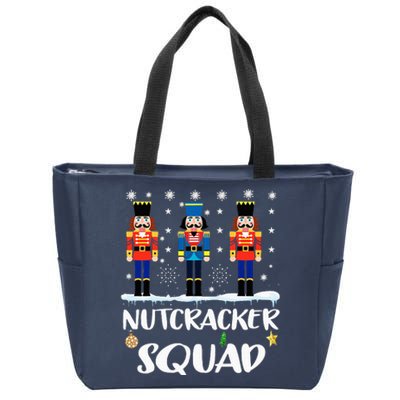 Nutcracker Squad Ballet Dance Matching Family Christmas Zip Tote Bag