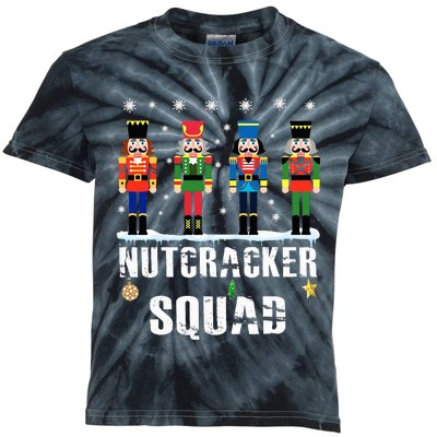 Nutcracker Squad Ballet Dance Matching Family Christmas Kids Tie-Dye T-Shirt