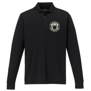 New Smyrna Beach Shark Bite Capital Of The World Graphic Performance Long Sleeve Polo