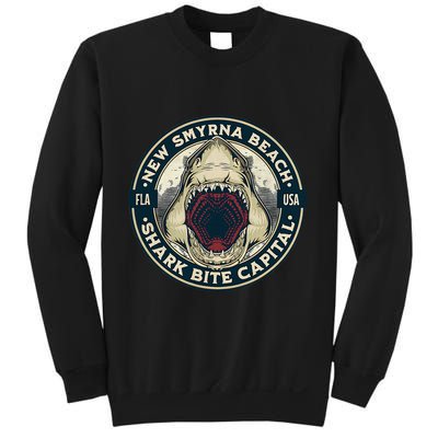 New Smyrna Beach Shark Bite Capital Of The World Graphic Sweatshirt