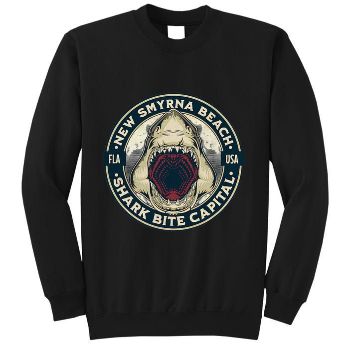 New Smyrna Beach Shark Bite Capital Of The World Graphic Sweatshirt