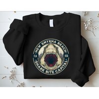 New Smyrna Beach Shark Bite Capital Of The World Graphic Sweatshirt