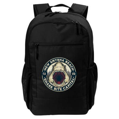 New Smyrna Beach Shark Bite Capital Of The World Graphic Daily Commute Backpack
