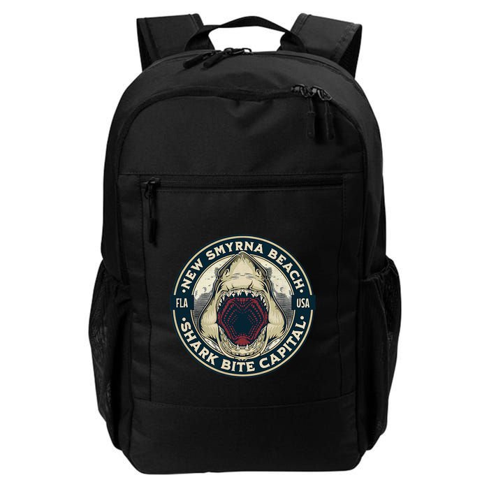 New Smyrna Beach Shark Bite Capital Of The World Graphic Backpack