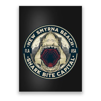 New Smyrna Beach Shark Bite Capital Of The World Graphic Poster