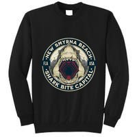 New Smyrna Beach Shark Bite Capital Of The World Graphic Tall Sweatshirt