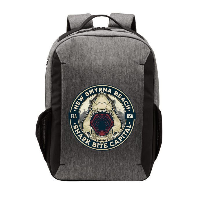 New Smyrna Beach Shark Bite Capital Of The World Graphic Vector Backpack