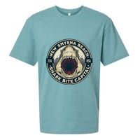 New Smyrna Beach Shark Bite Capital Of The World Graphic Sueded Cloud Jersey T-Shirt