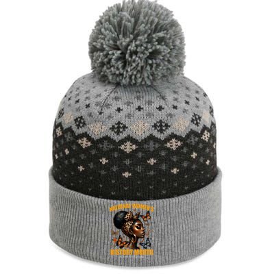 National S Black History Month 2024 Junenth 1865 Gift The Baniff Cuffed Pom Beanie