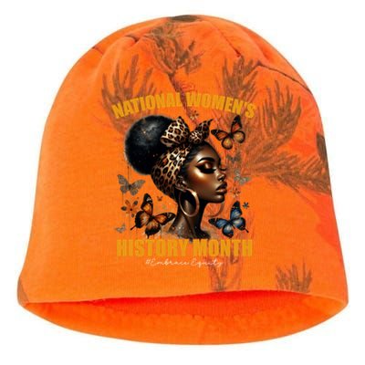 National S Black History Month 2024 Junenth 1865 Gift Kati - Camo Knit Beanie