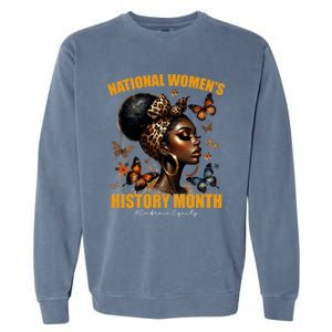 National S Black History Month 2024 Junenth 1865 Gift Garment-Dyed Sweatshirt