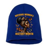 National S Black History Month 2024 Junenth 1865 Gift Short Acrylic Beanie