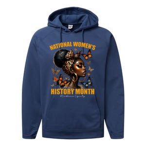 National S Black History Month 2024 Junenth 1865 Gift Performance Fleece Hoodie