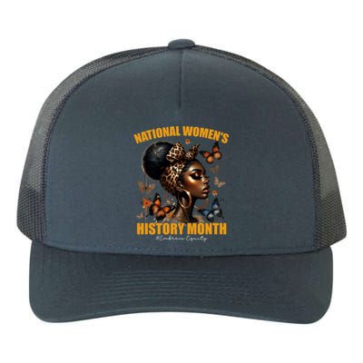 National S Black History Month 2024 Junenth 1865 Gift Yupoong Adult 5-Panel Trucker Hat