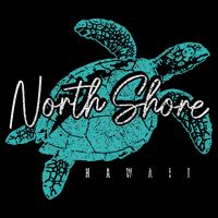 North Shore Beach Hawaii Surfer Diving Hawaiian Sea Turtle Womens Tank Top