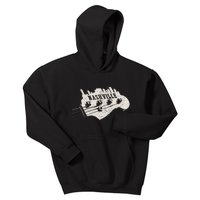 Nashville Skyline Bass Guitar Country Music City souvenir Kids Hoodie