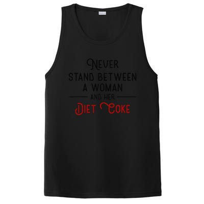 Never Stand Between A Woman And Her Diet PosiCharge Competitor Tank