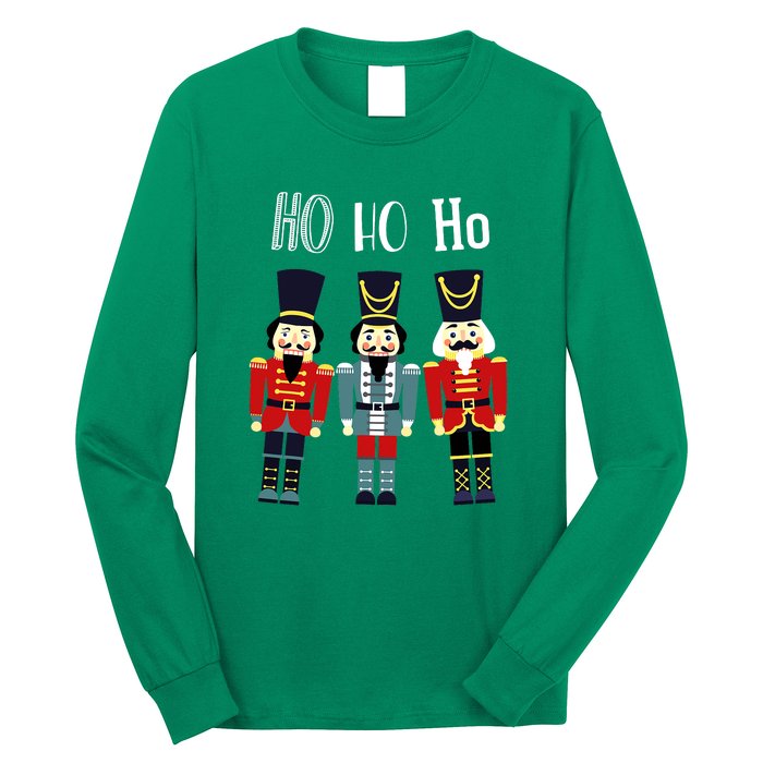 Nutcracker Squad Ballet Dance Matching Family Christmas Tree Long Sleeve Shirt