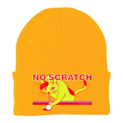 No Scratch Billiards Cat Pool Table Meaningful Gift Knit Cap Winter Beanie