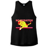 No Scratch Billiards Cat Pool Table Meaningful Gift Ladies PosiCharge Tri-Blend Wicking Tank