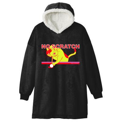 No Scratch Billiards Cat Pool Table Meaningful Gift Hooded Wearable Blanket