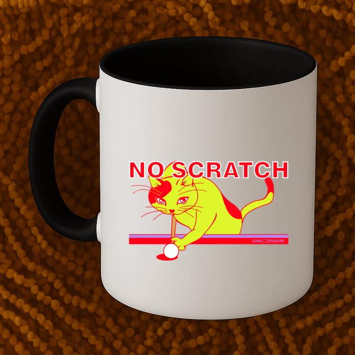 No Scratch Billiards Cat Pool Table Meaningful Gift Mug