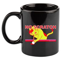 No Scratch Billiards Cat Pool Table Meaningful Gift 11oz C Handle Ceramic Mug