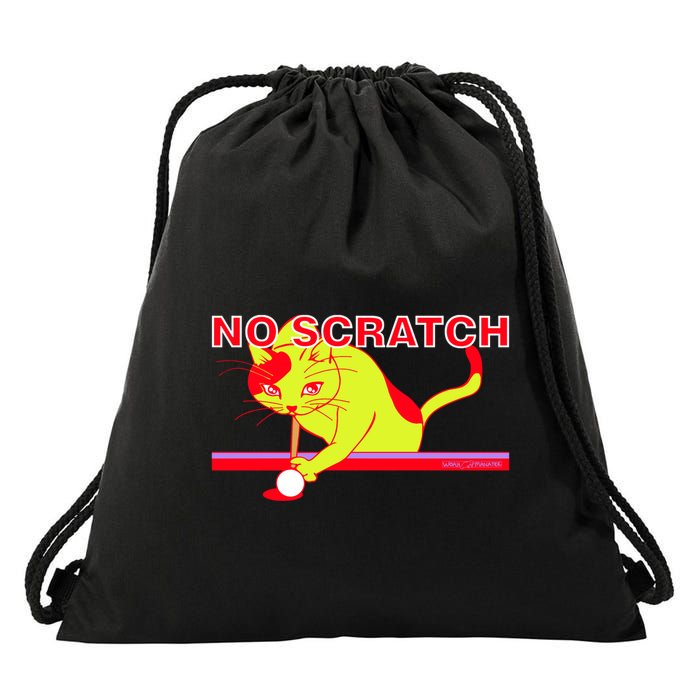 No Scratch Billiards Cat Pool Table Meaningful Gift Drawstring Bag
