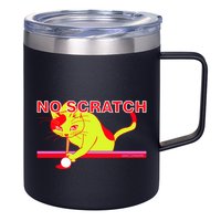 No Scratch Billiards Cat Pool Table Meaningful Gift 12oz Stainless Steel Coffee Mug