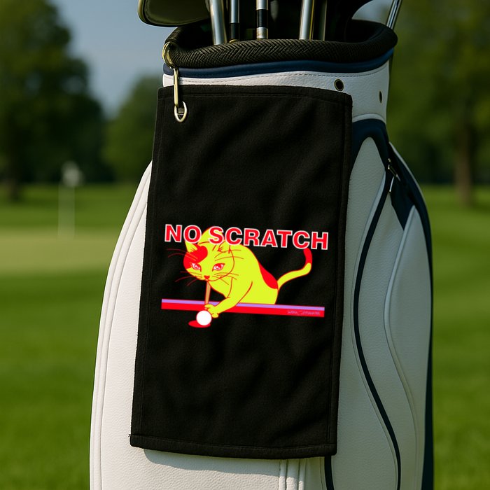 No Scratch Billiards Cat Pool Table Meaningful Gift Golf Towel