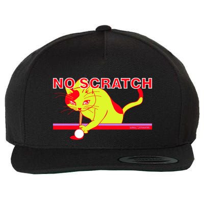 No Scratch Billiards Cat Pool Table Meaningful Gift Wool Snapback Cap