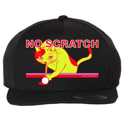 No Scratch Billiards Cat Pool Table Meaningful Gift Wool Snapback Cap