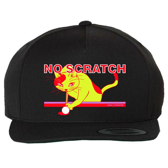 No Scratch Billiards Cat Pool Table Meaningful Gift Wool Snapback Cap