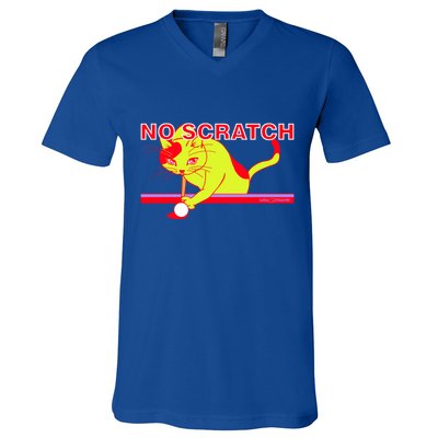 No Scratch Billiards Cat Pool Table Meaningful Gift V-Neck T-Shirt