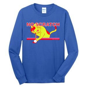 No Scratch Billiards Cat Pool Table Meaningful Gift Tall Long Sleeve T-Shirt