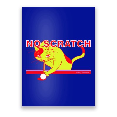 No Scratch Billiards Cat Pool Table Meaningful Gift Poster