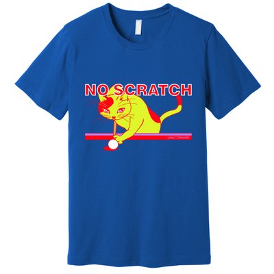No Scratch Billiards Cat Pool Table Meaningful Gift Premium T-Shirt