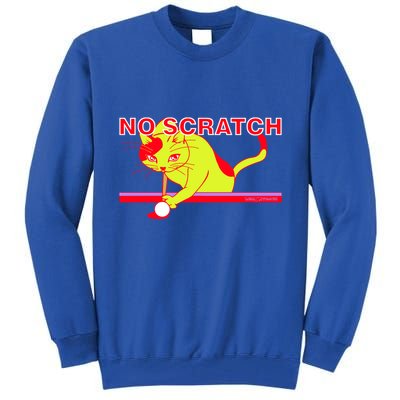 No Scratch Billiards Cat Pool Table Meaningful Gift Tall Sweatshirt