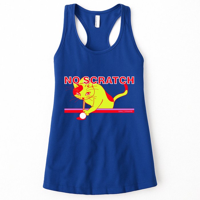 No Scratch Billiards Cat Pool Table Meaningful Gift Womens Tank Top