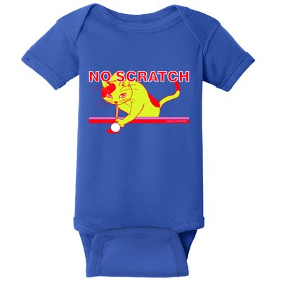 No Scratch Billiards Cat Pool Table Meaningful Gift Baby Bodysuit