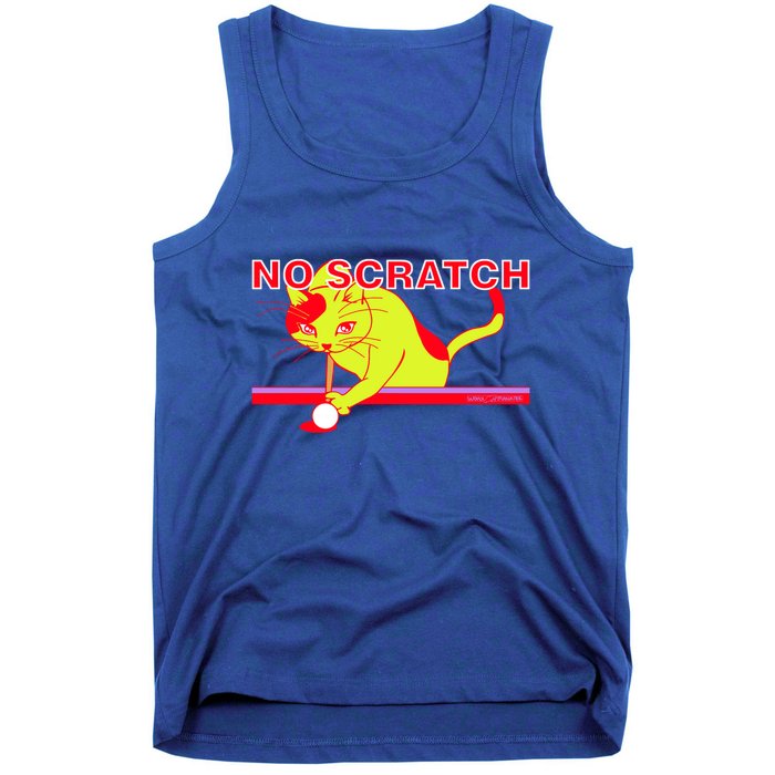 No Scratch Billiards Cat Pool Table Meaningful Gift Tank Top