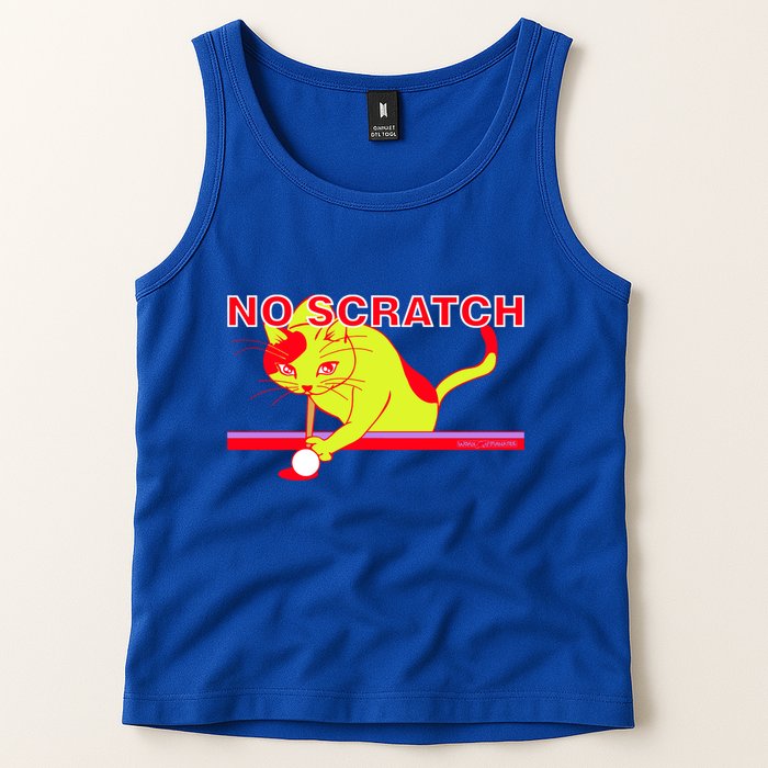 No Scratch Billiards Cat Pool Table Meaningful Gift Tank Top